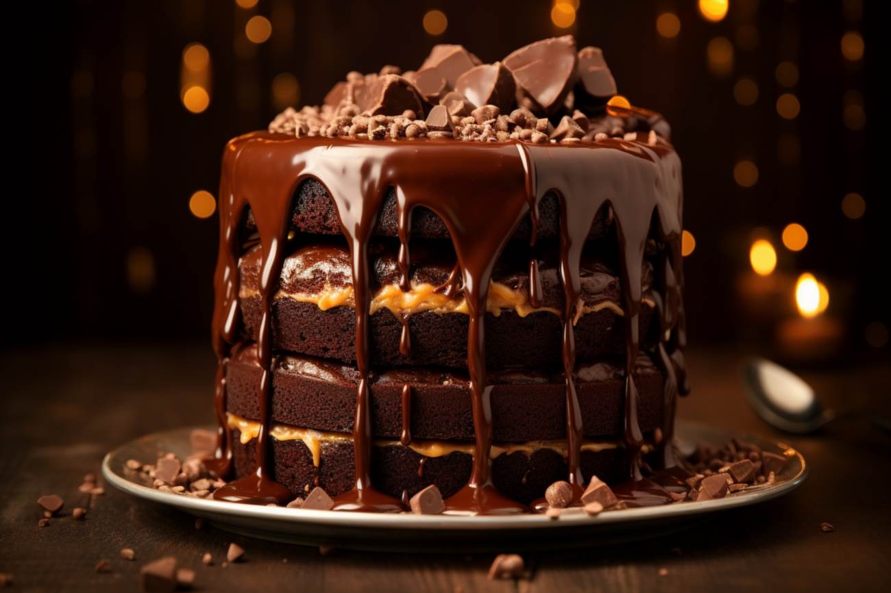 Delicioasa glazură de tort cu ciocolată